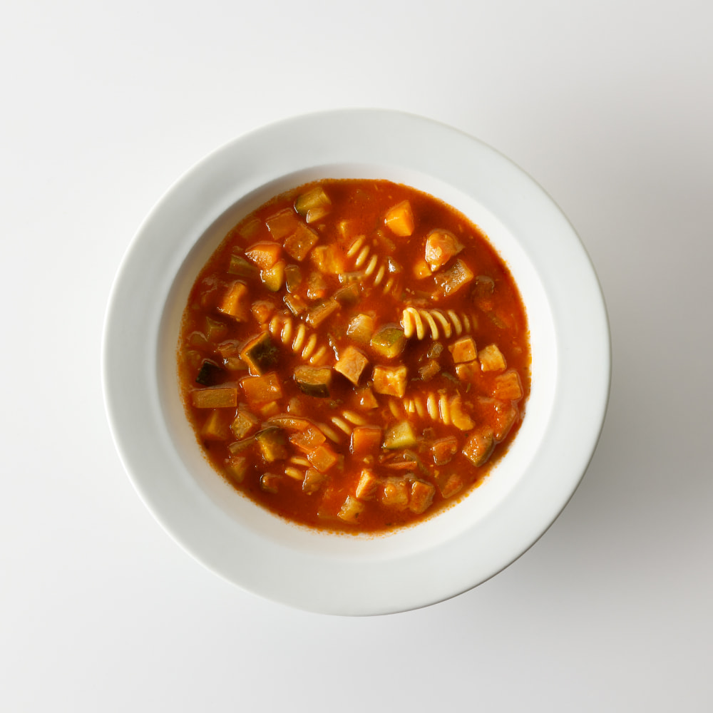 ごろごろ野菜の食べるミネストローネ