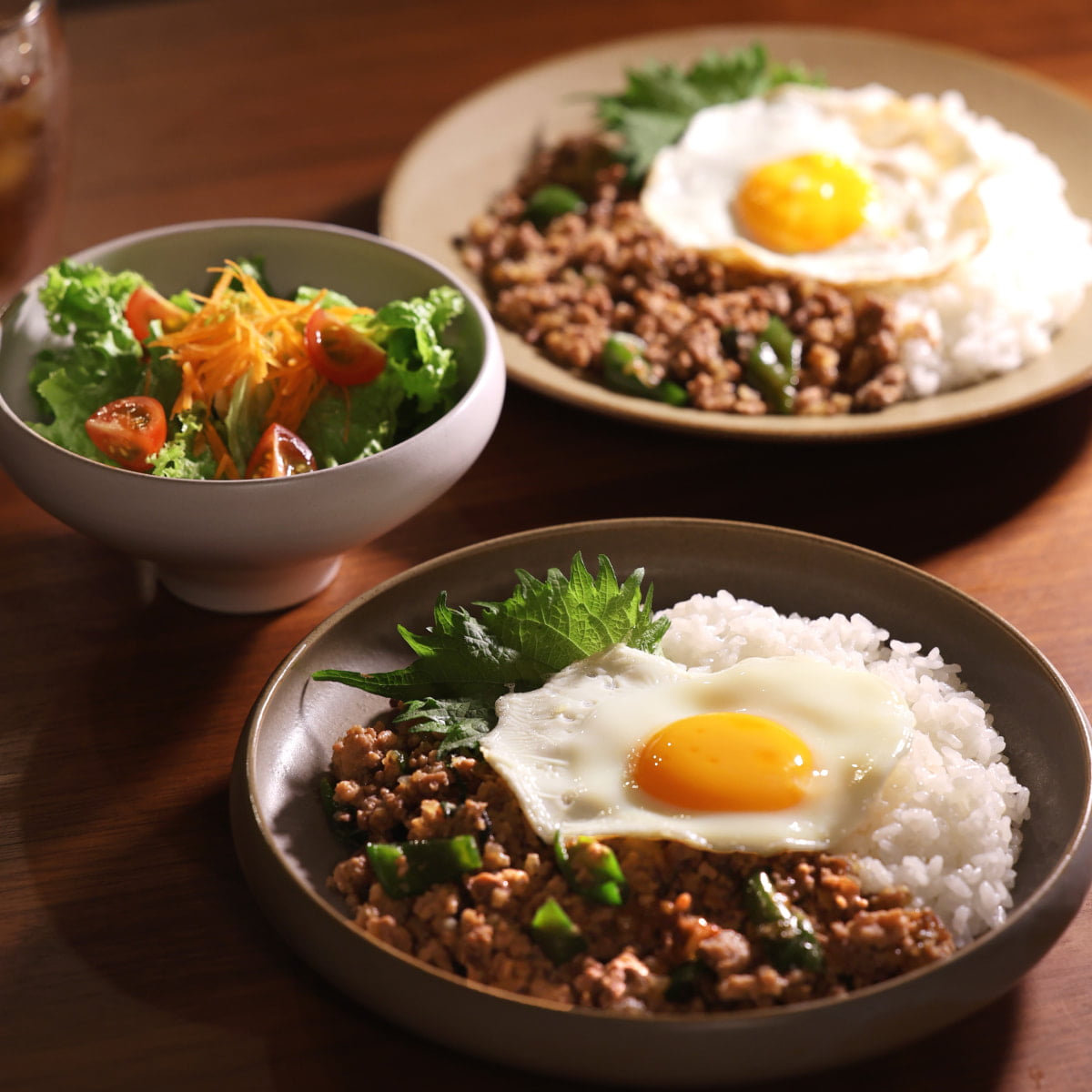 晩ごはん食堂さんの盛り付け