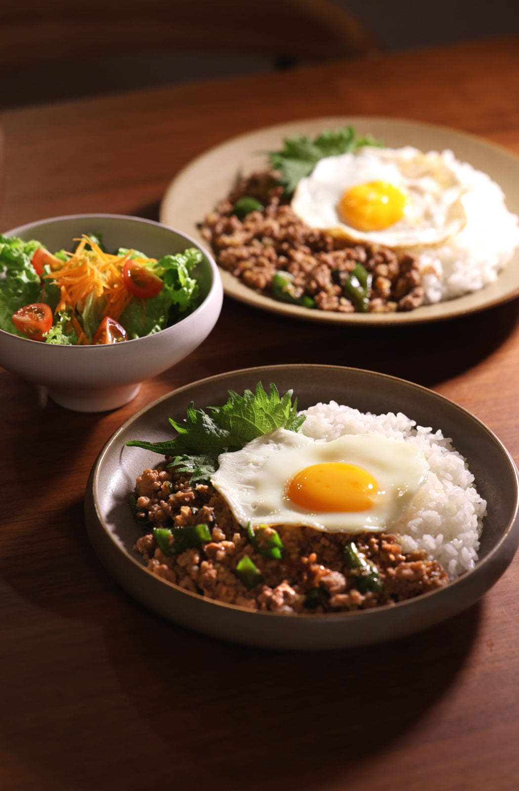 晩ごはん食堂さんの盛り付け